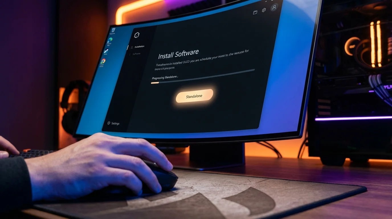 Interface d'installation de Curse Forge montrant l'option standalone pour éviter les publicités intrusives