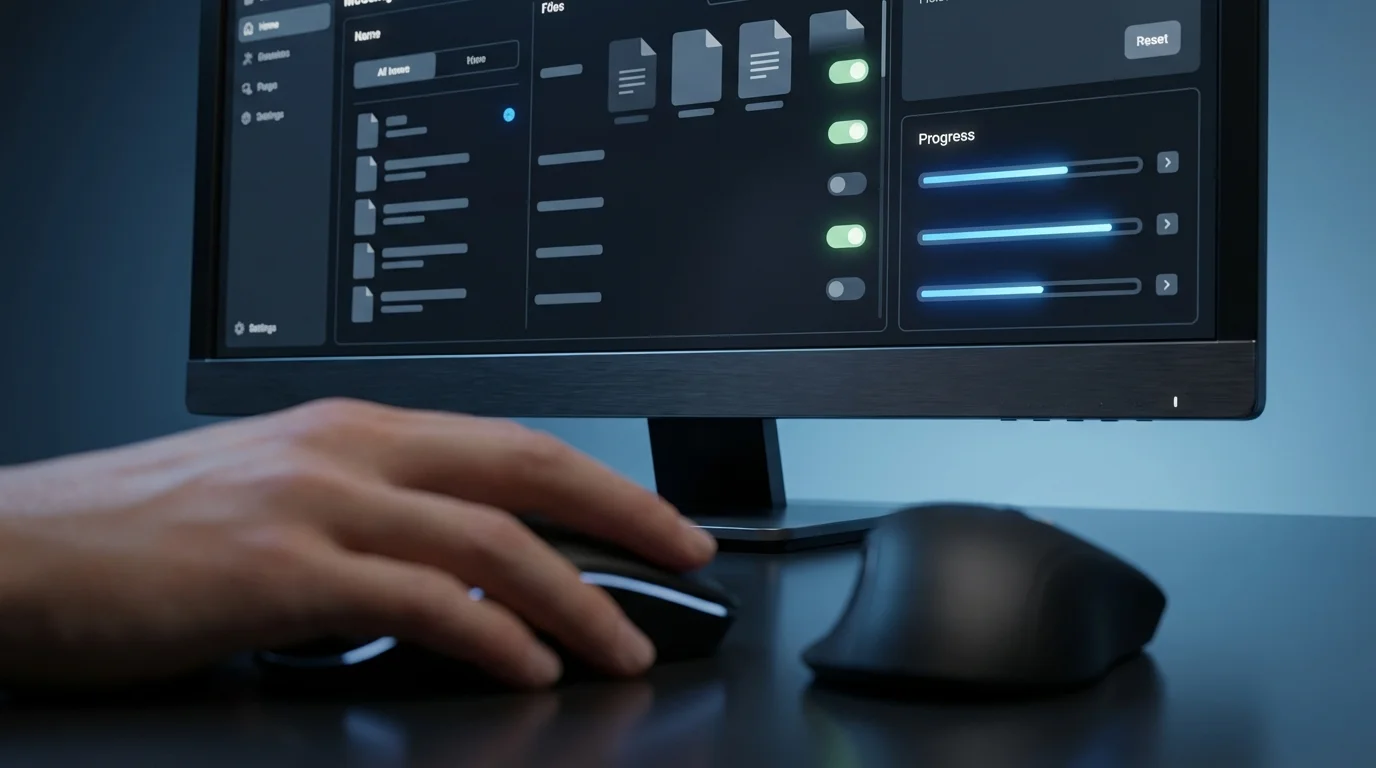 Interface du gestionnaire Vortex de Nexus Mods pour organiser les téléchargements