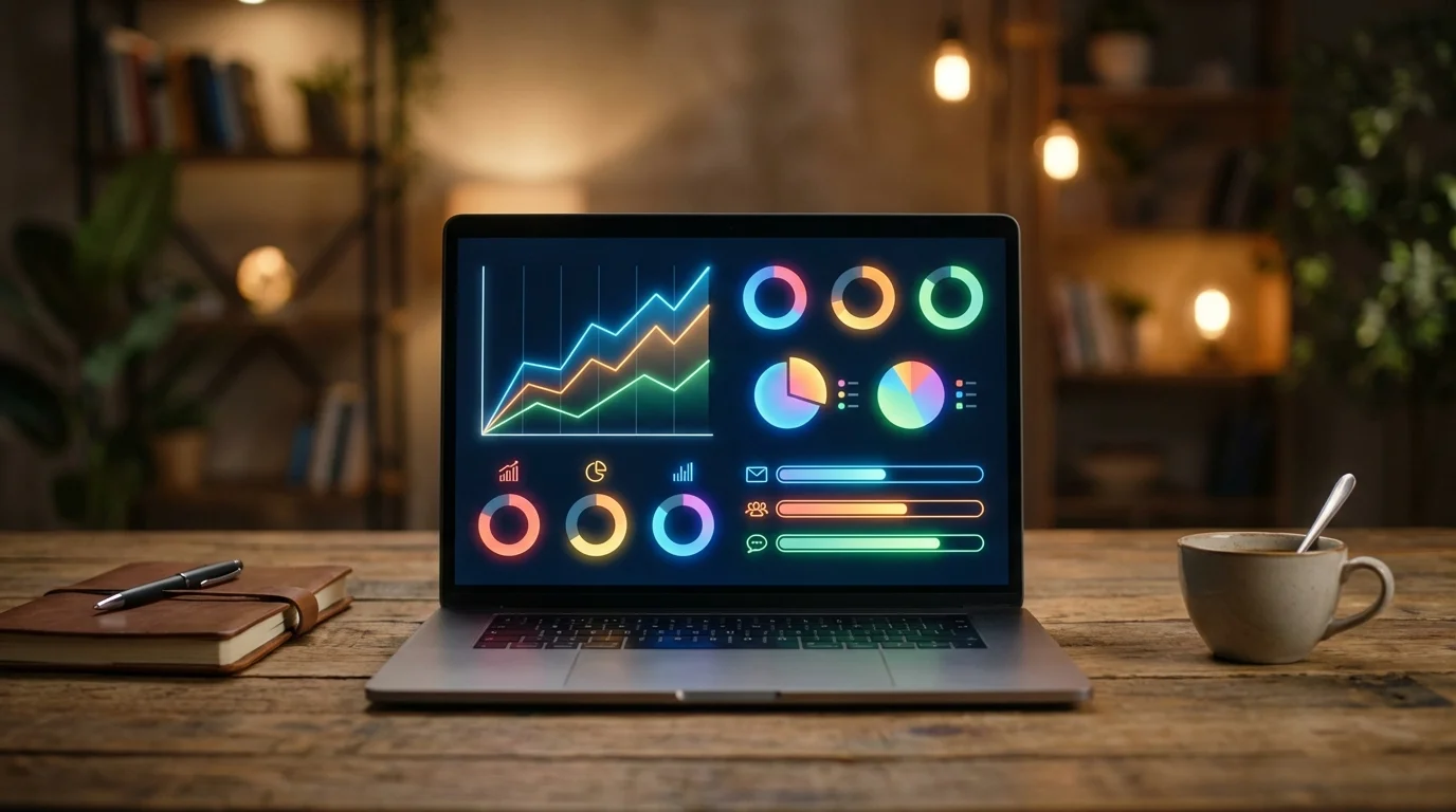 Tableau de bord des statistiques de campagne sur Mail jet affichant les taux d'ouverture et de clics