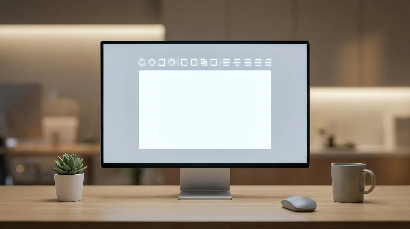 Interface moderne du logiciel de traitement de texte de libre office gratuit