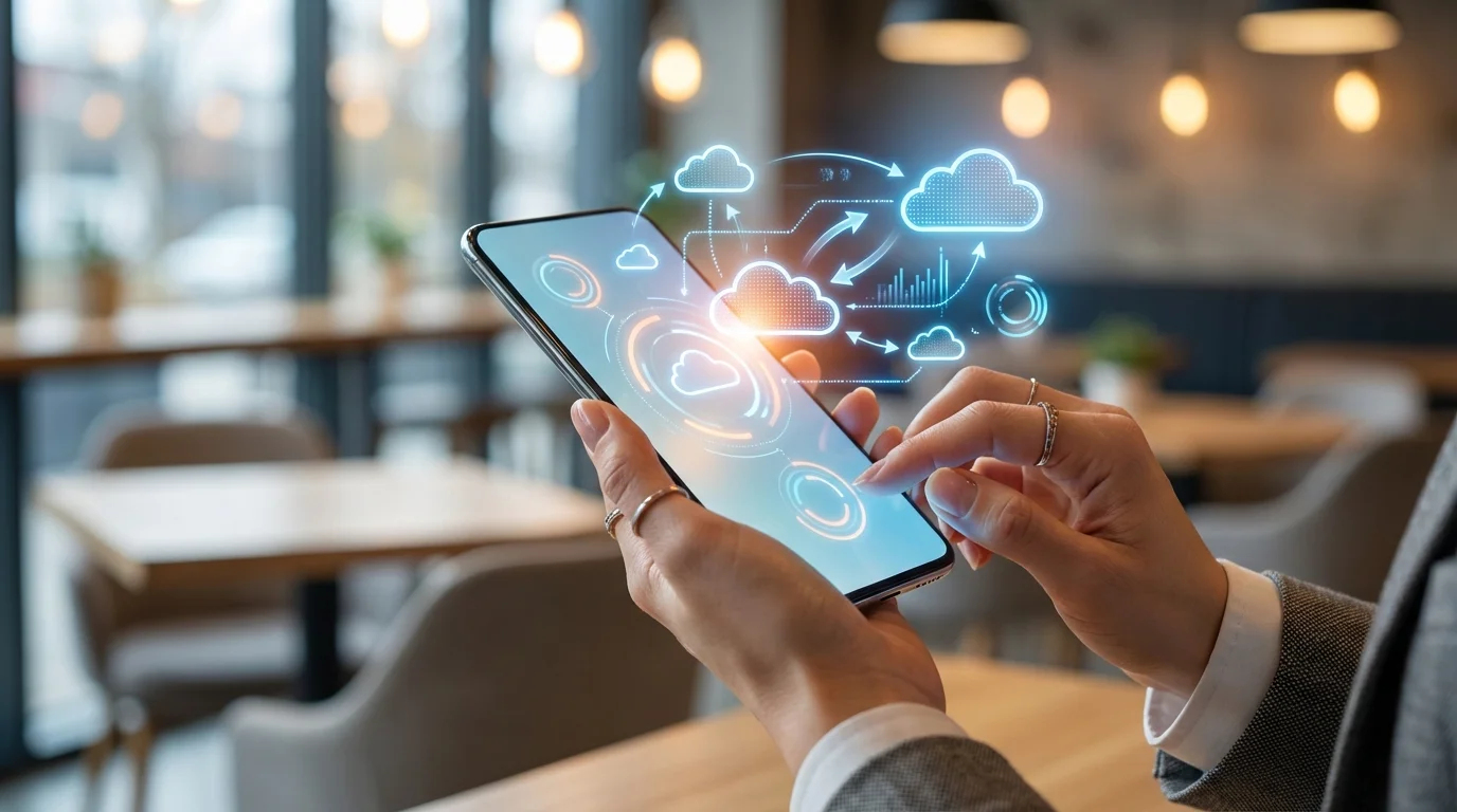 Utilisation de l'application mobile mediafire pour la synchronisation automatique