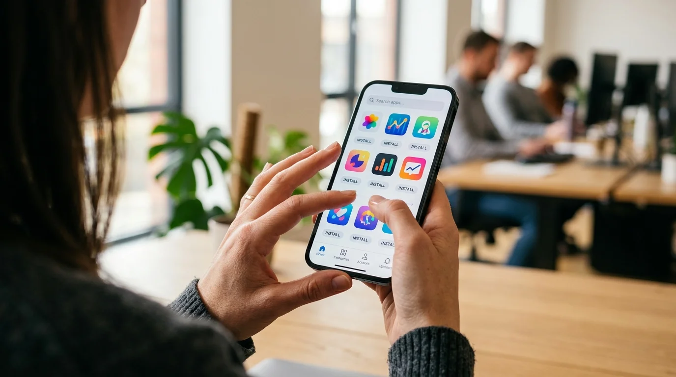 Interface intuitive du magasin alternatif Uptodown pour télécharger des APK en toute sécurité