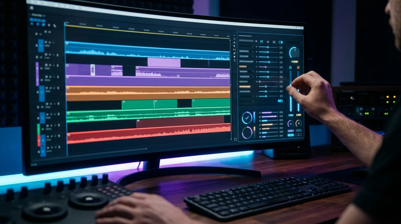 Capture d'écran de l'onglet Deliver dans DaVinci Resolve pour configurer l'export YouTube