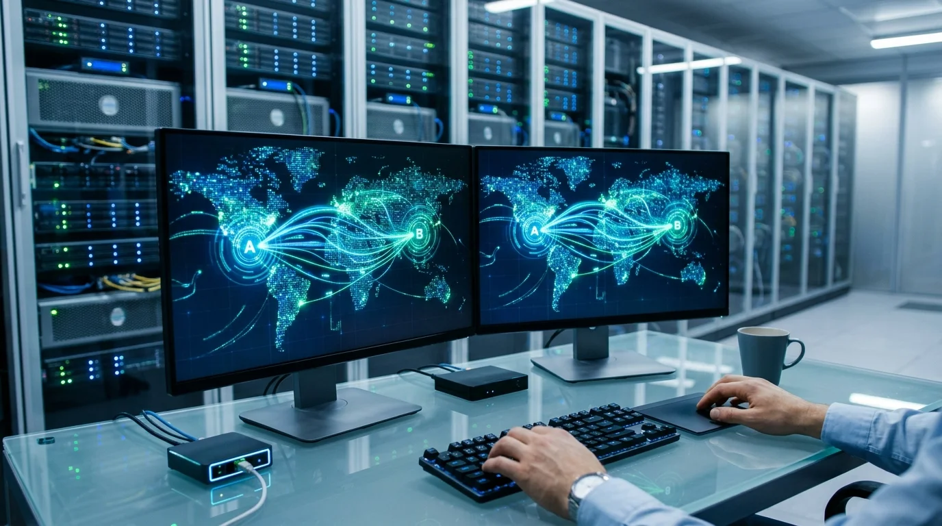 Comparatif visuel des transferts de fichiers rapides et sécurisés avec FileZilla Client
