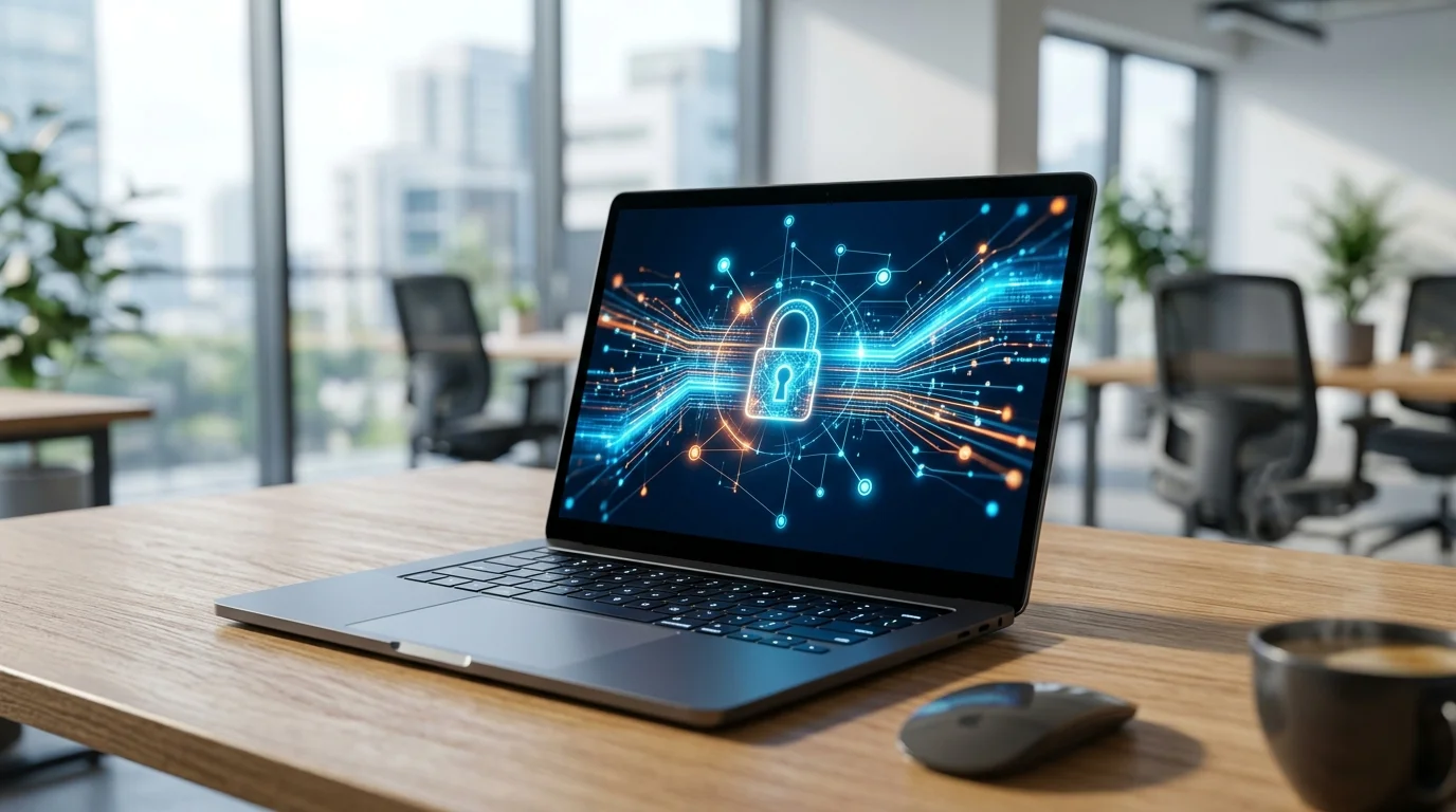 Interface de connexion rapide et sécurisée du logiciel Any desk sur ordinateur