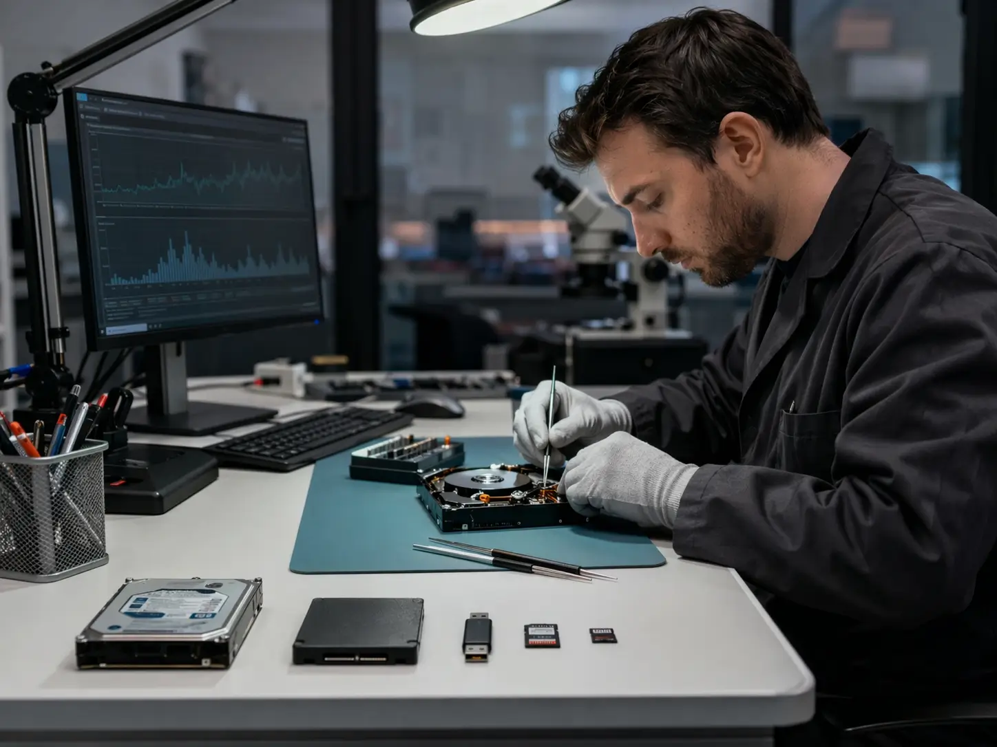 dépannage informatique Aix en Provence - récupération de données sur disque dur défaillant en atelier spécialisé