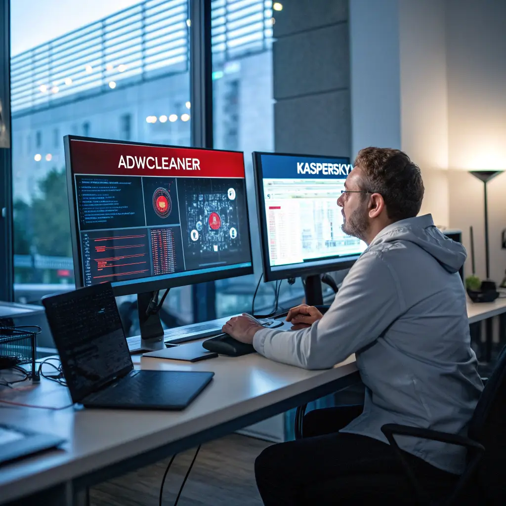 Performances de détection AdwCleaner vs Kaspersky tests comparatifs