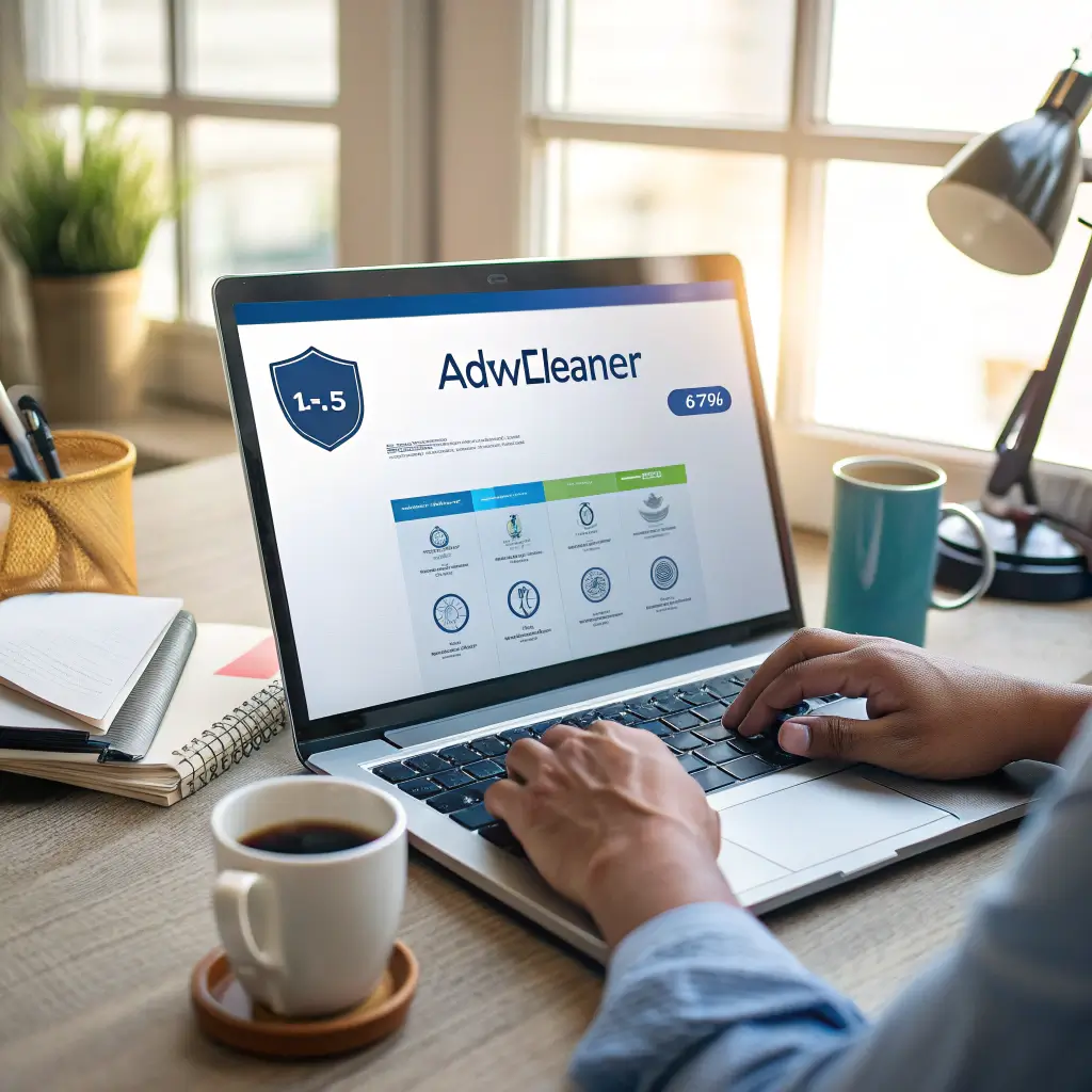 AdwCleaner interface principale 2025 - guide utilisation étapes nettoyage malwares Windows