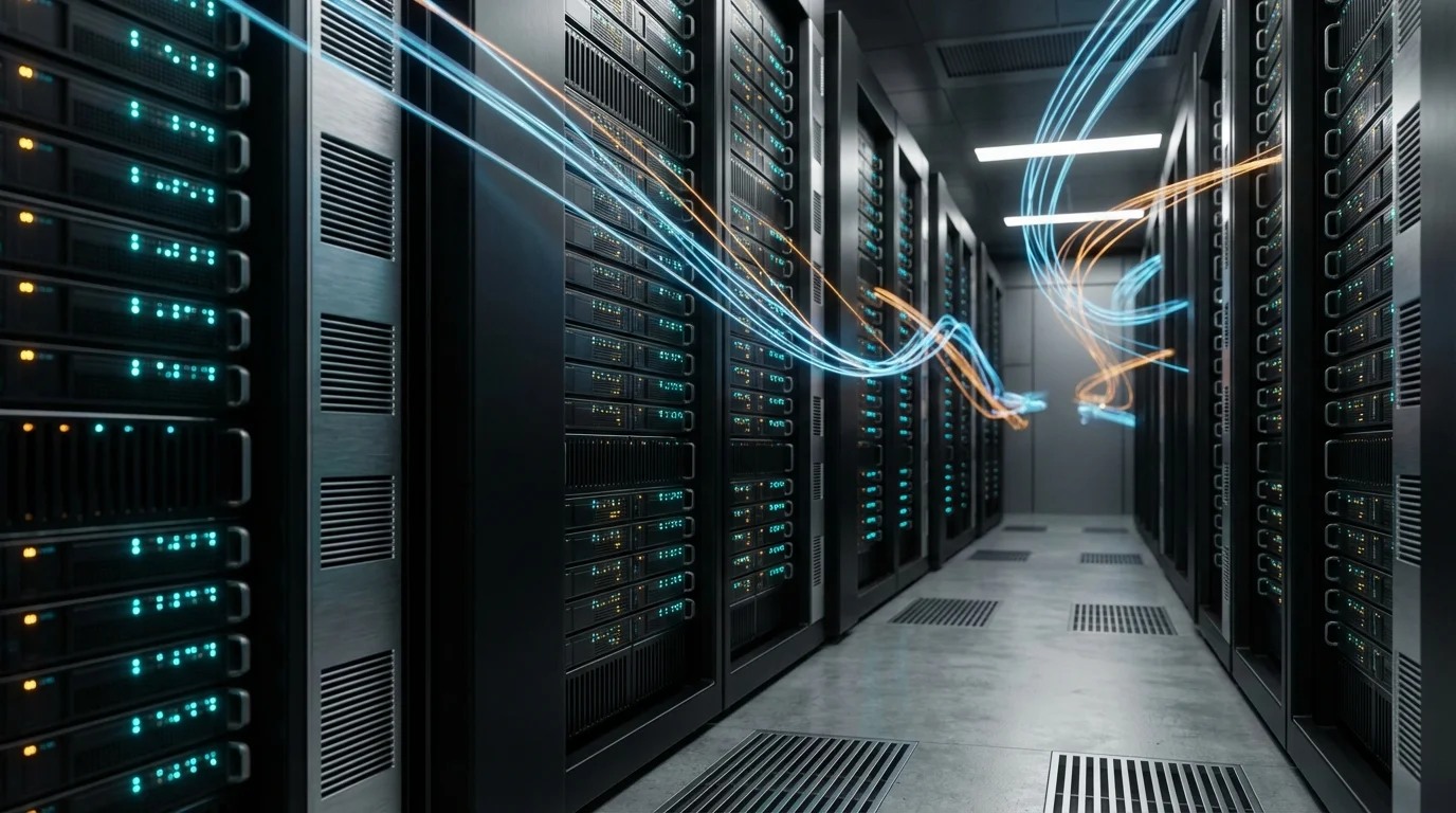 Schéma de l'infrastructure cloud souveraine européenne et flux de données sécurisés