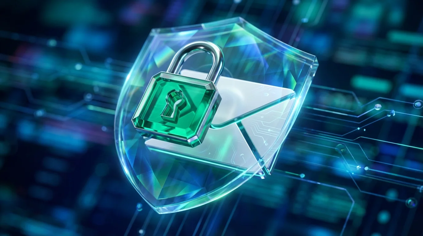 Schéma des indicateurs de sécurité sur le webmail Versailles