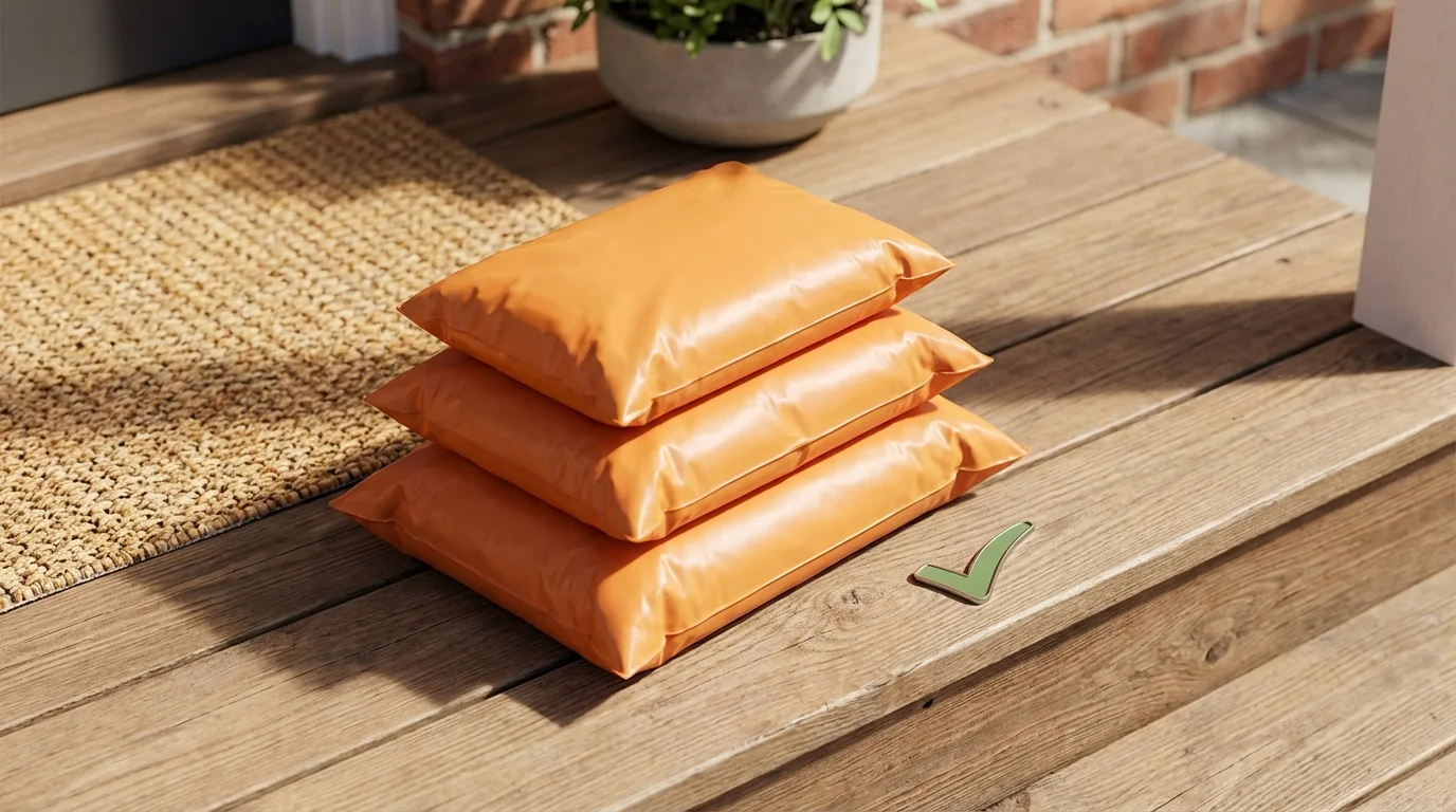 Colis Temu avec étiquette de livraison gratuite et protection des achats