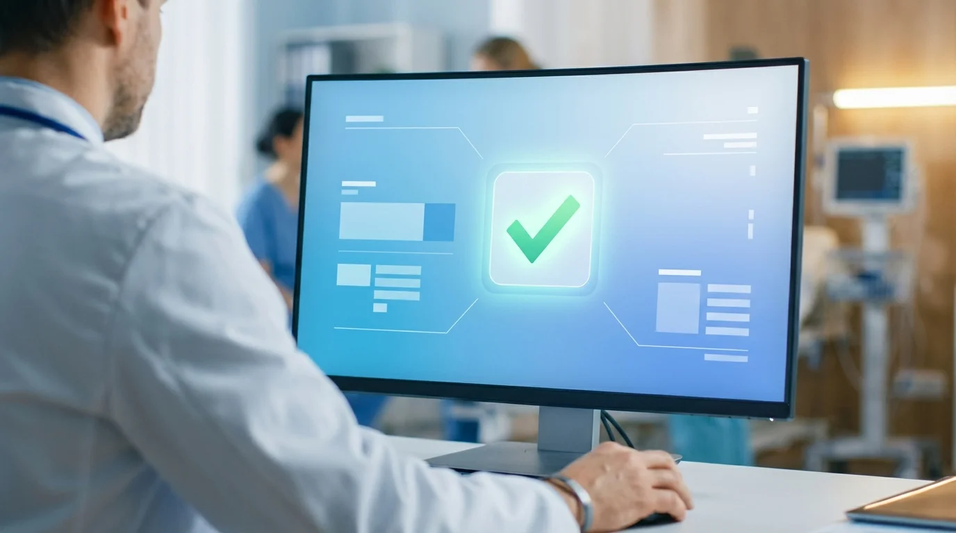 Interface de validation après inscription sur Weda Secure