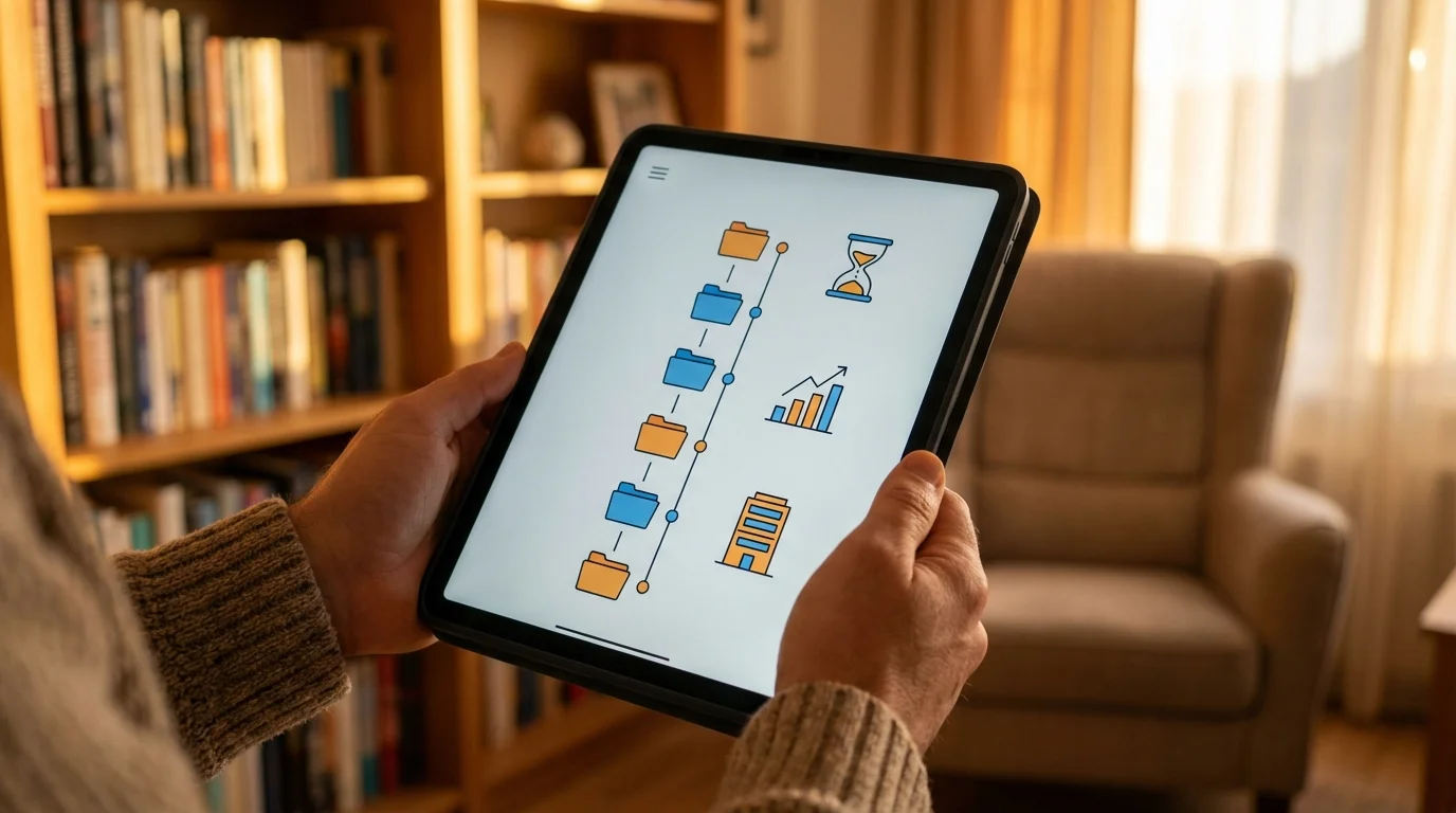 Consultation des archives edocperso pour dossier retraite sur tablette