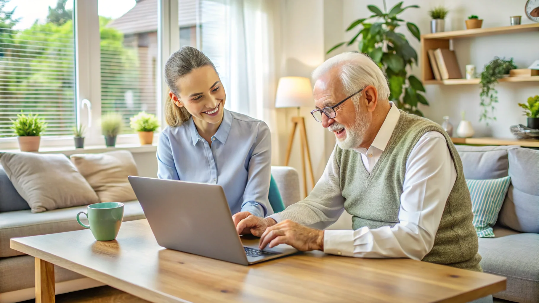 Formation personnalisée informatique pour senior à domicile avec accompagnement adapté et tarifs préférentiels