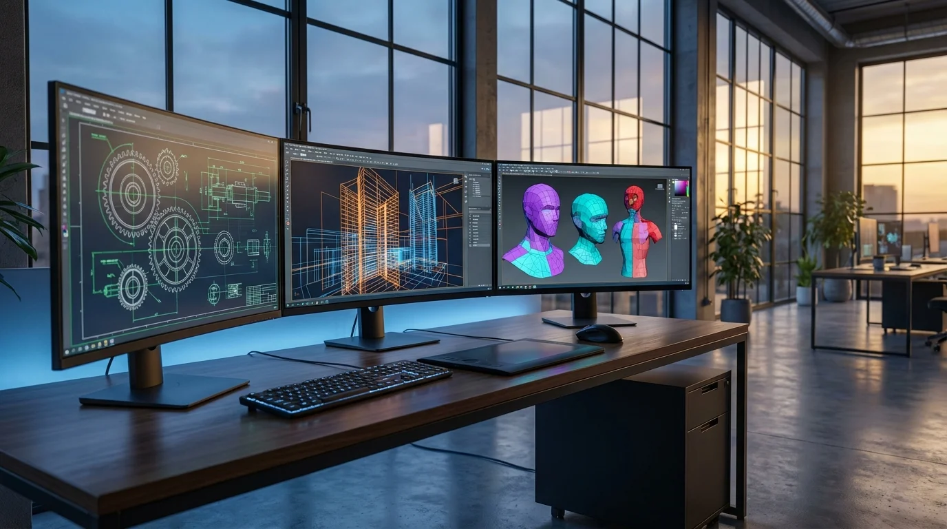 Vue d'ensemble de l'écosystème Autodesk montrant les logos des principaux logiciels de CAO