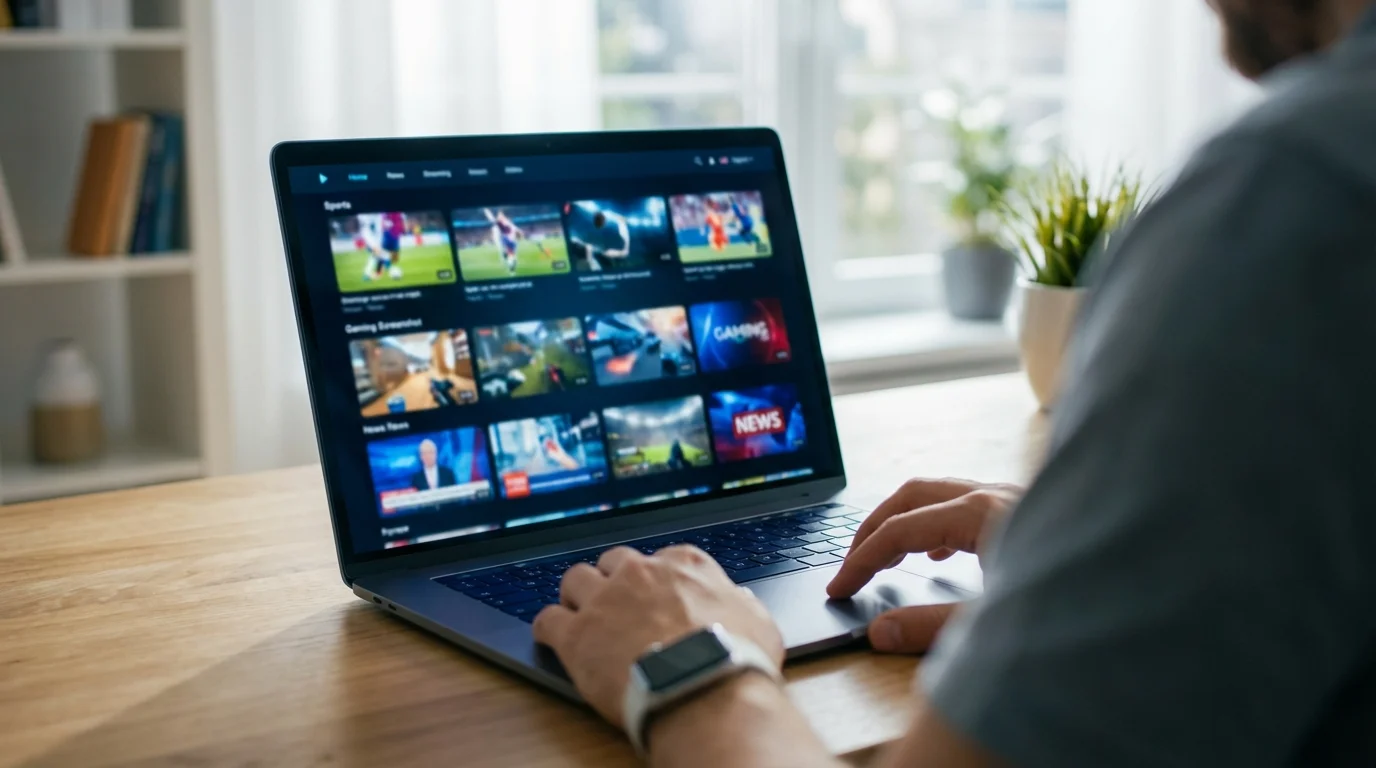 Interface de la plateforme de streaming Tokyvideo montrant les catégories de vidéos